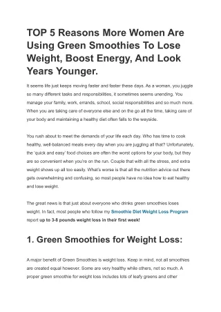 Learn how this women lose weight easily in just few weeks.