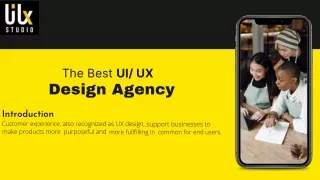 The Best UI UX Design Agency