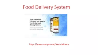 food delivery system