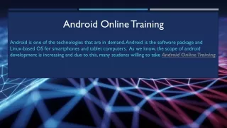 Android Online Training