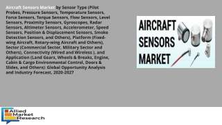 Aircraft Sensors Market to Explore Excellent Growth in Future