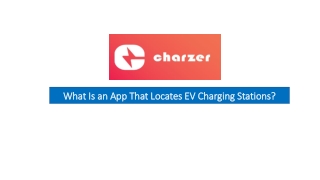 what is an app that locates ev charging stations