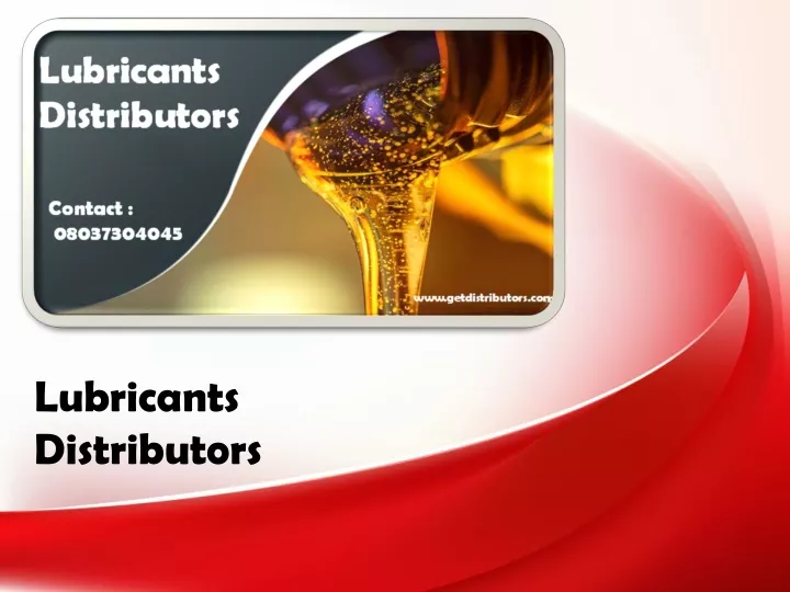 lubricants distributors