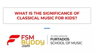 Online Music Course for Kids | FSM Buddy