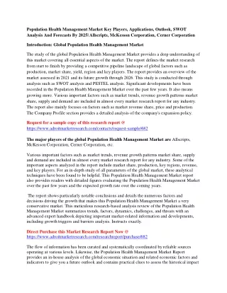 population health management market key players