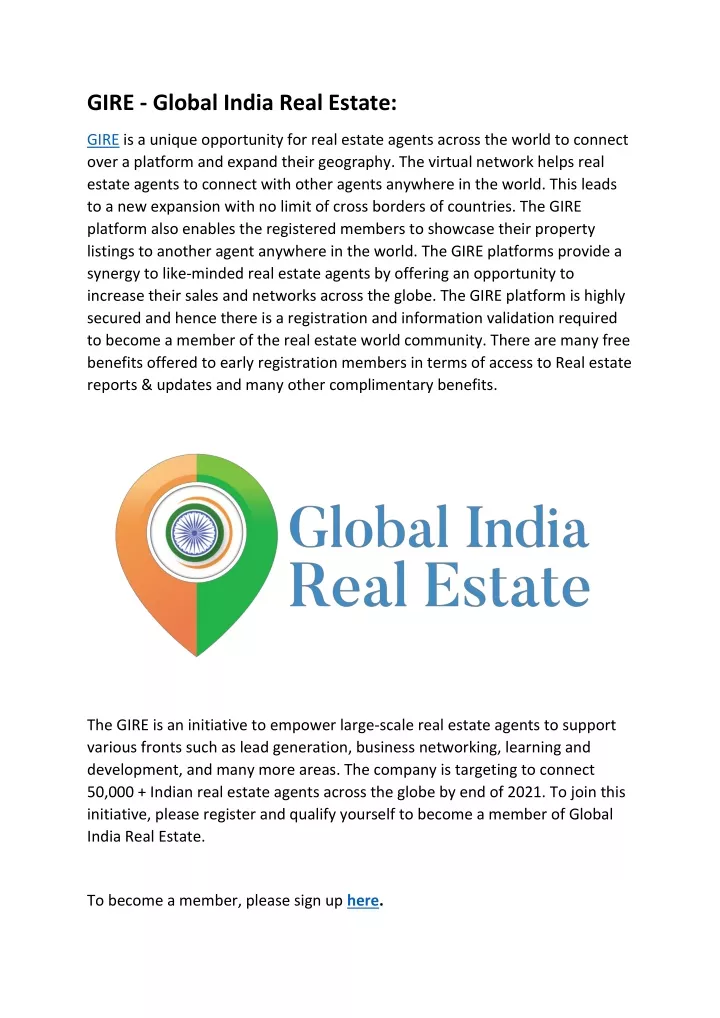 gire global india real estate