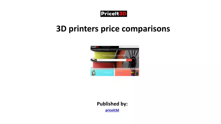 3d printers price comparisons