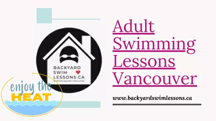 adult swimming lessons vancouver