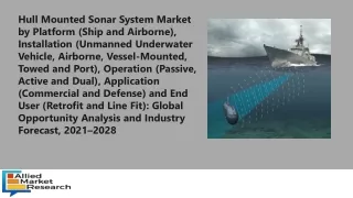 hull mounted sonar system market by platform ship