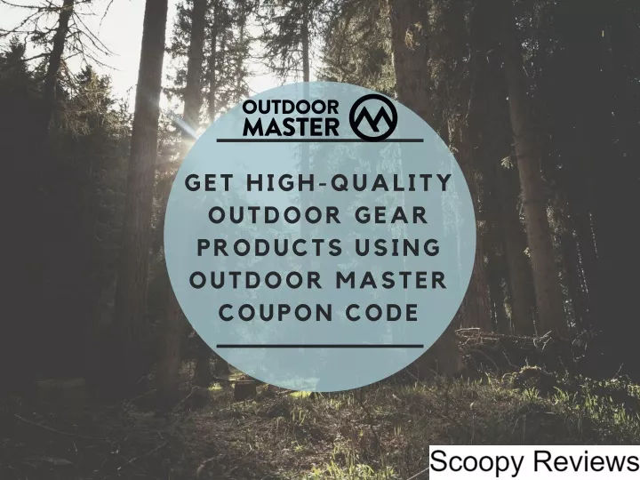 get high quality outdoor gear products using