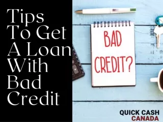 Tips To Get A Loan With Bad Credit