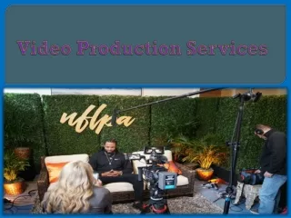 Video Production Services