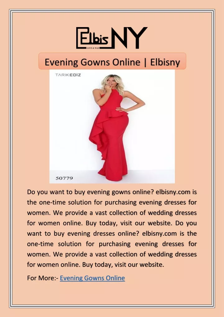 evening gowns online elbisny