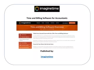 Time and Billing Software for Accountants