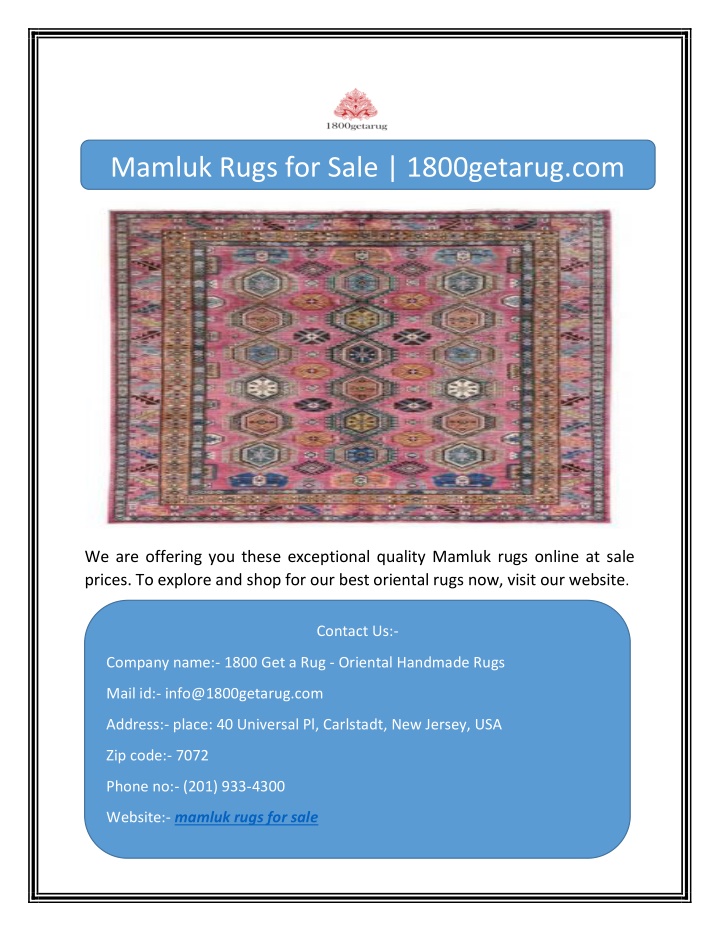 mamluk rugs for sale 1800getarug com