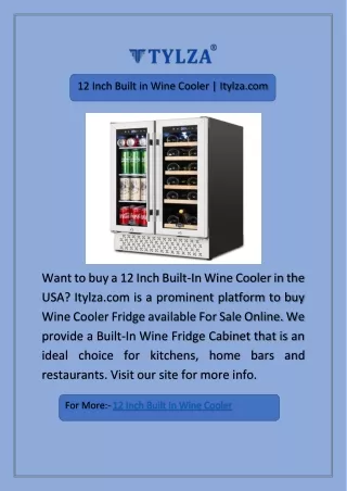 12 Inch Built in Wine Cooler | Itylza.com