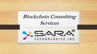 blockchain consulting services