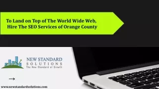 Hire The SEO Services of Orange County