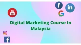 Digital Marketing Course In Malaysia