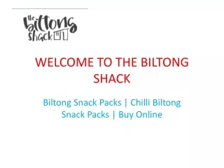 Biltong Recipes | Biltong Blogs | The Biltong Shack | UK