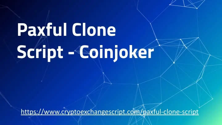 paxful clone script coinjoker