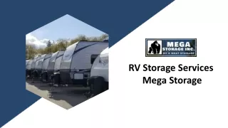RV Storage Services - Mega Storage