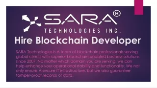 hire blockchain developer