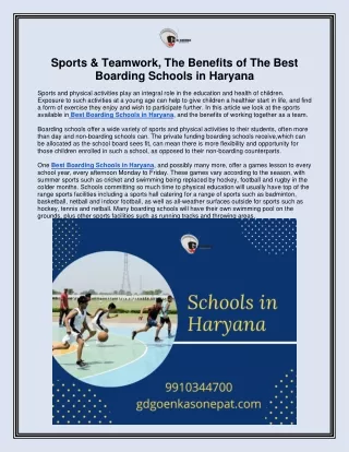 sports teamwork the benefits of the best boarding