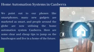 Home Automation Systems in Canberra