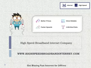 high speed broadband internet company