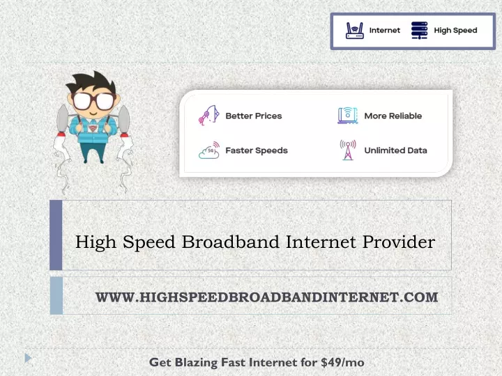 high speed broadband internet provider