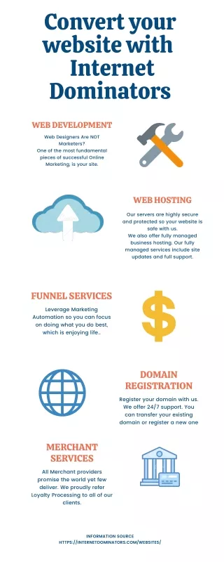 convert your website with internet dominators