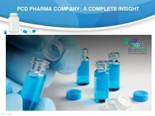 PCD Pharma Company: A Complete Insight