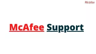 McAfee Customer Support