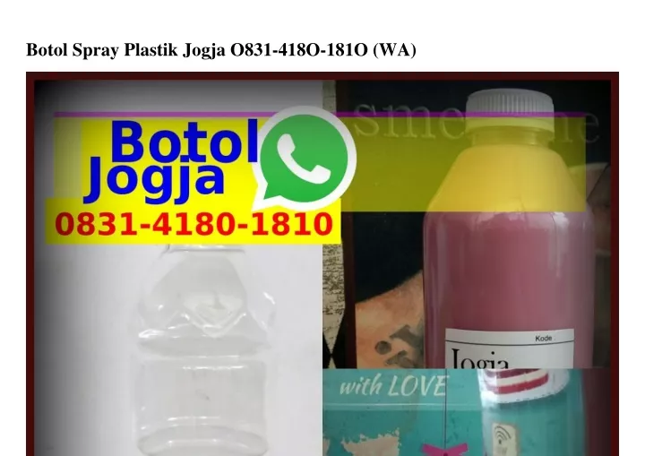 botol spray plastik jogja o831 418o 181o wa