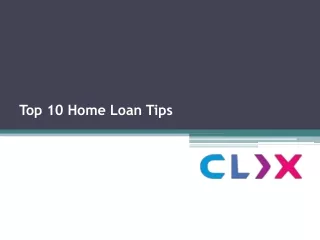 top 10 home loan tips