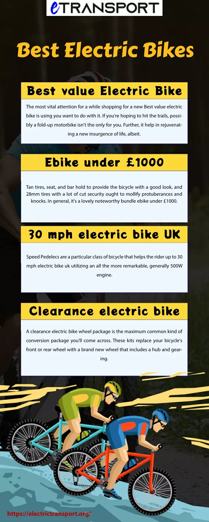 best electric bikes
