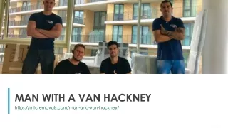 man with a van hackney