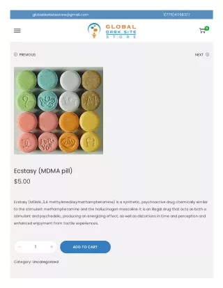 Buy Ecstasy (Mdma Pill) Online - Globaldarksitestore