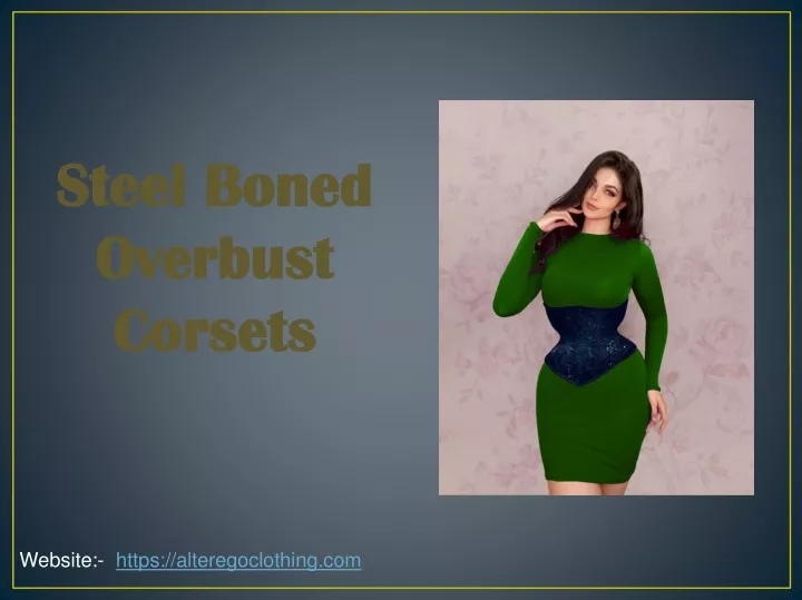 steel boned overbust corsets