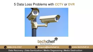 5 Data Loss Problems with CCTV or DVR  (1)