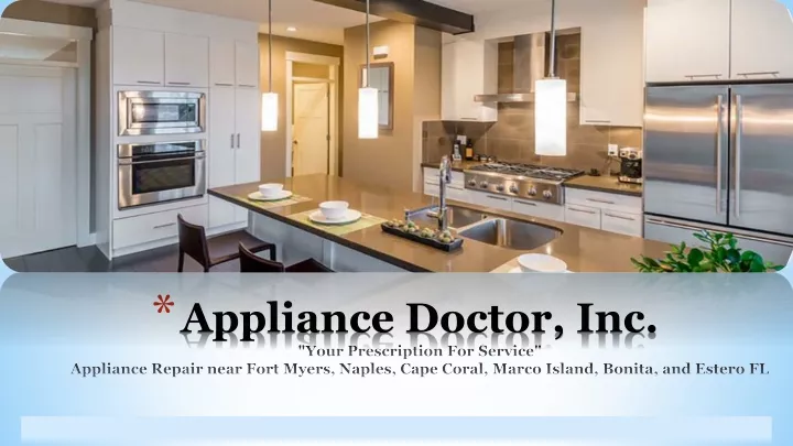 appliance doctor inc your prescription