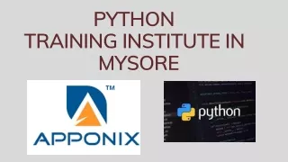 python training institute in mysore