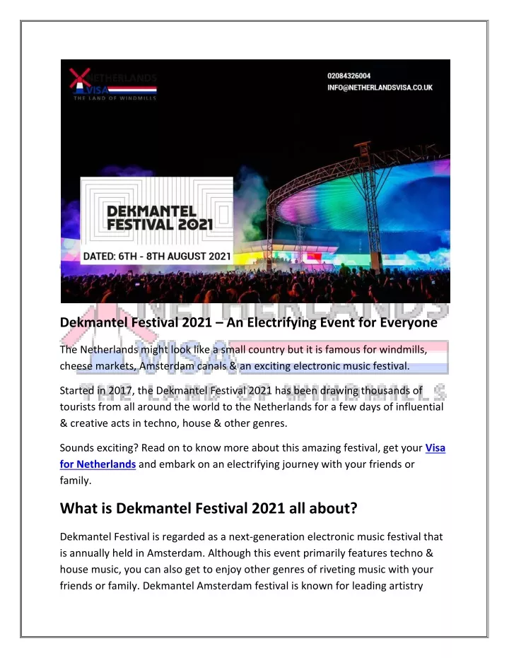 dekmantel festival 2021 an electrifying event