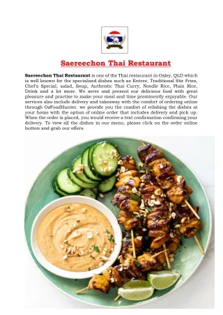 saereechon thai restaurant saereechon thai