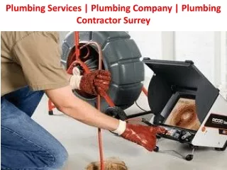 Plumbing Company | Plumbing Contractor Surrey