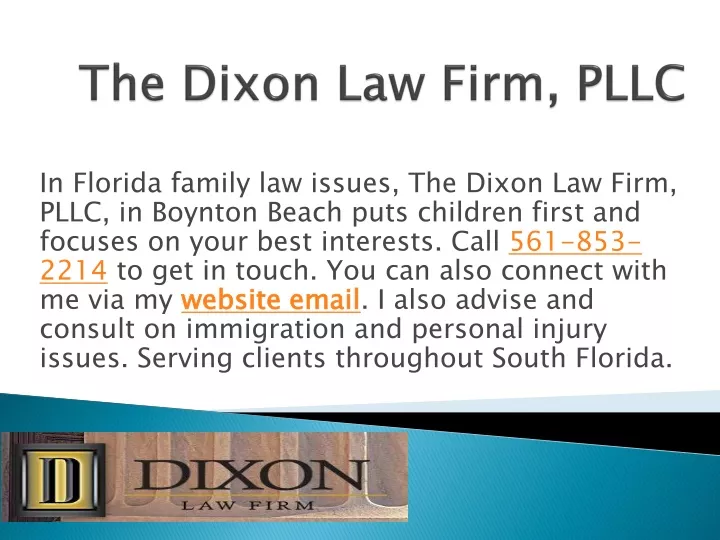 the dixon law firm pllc