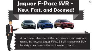 Jaguar F-Pace SVR-New, Fast, and Doomed!