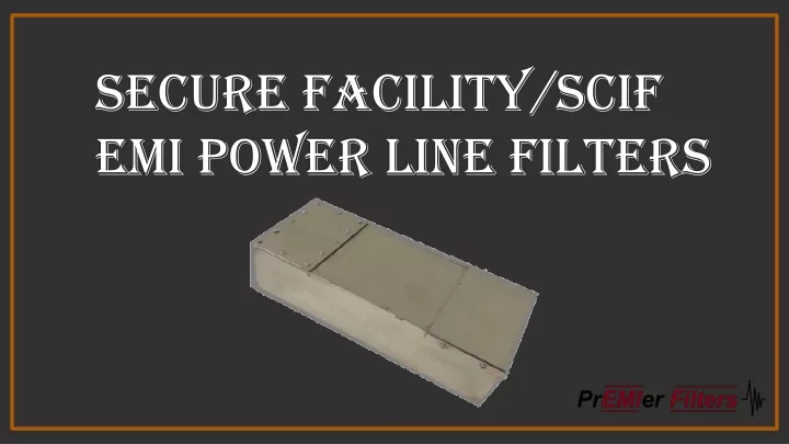 secure facility scif emi power line filters