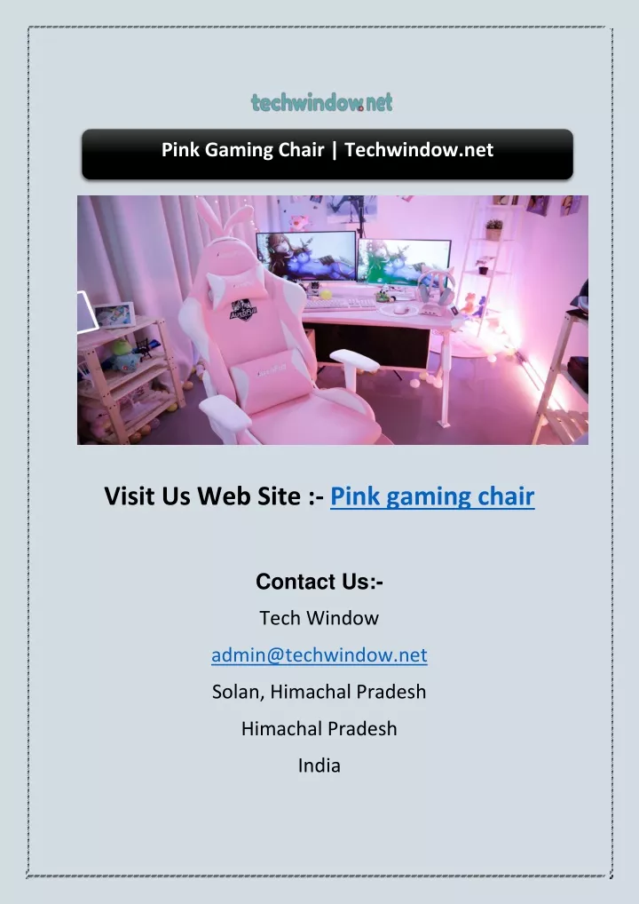 pink gaming chair techwindow net